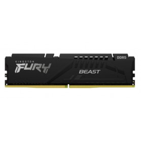 DDR5 16GB KINGSTON RAM FURY BEAST 16GB DIMM 5200MHZ CL40 BLACK