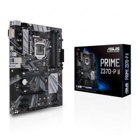 ASUS PRIME Z370-P II LGA1151 8-GEN. Z370 4XDDR4-4000O.C. VGA 1PCIE3.0X16 4XSATA3R M.2 GLAN USB3.1 ATX ( Chipset sblocccato per 