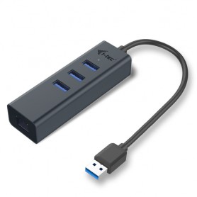 ADATTATORE  USB 3.0 A LAN+HUB  - USCITE: 1X GIGABIT LAN+ 3X USB 3.0
