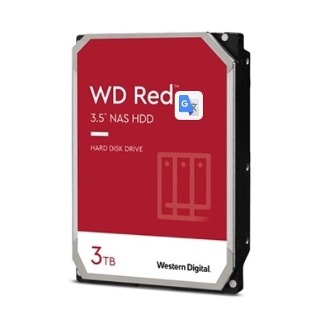 HARD DISK SATA3 3.5" 3TB RED 6GB/s 64MB