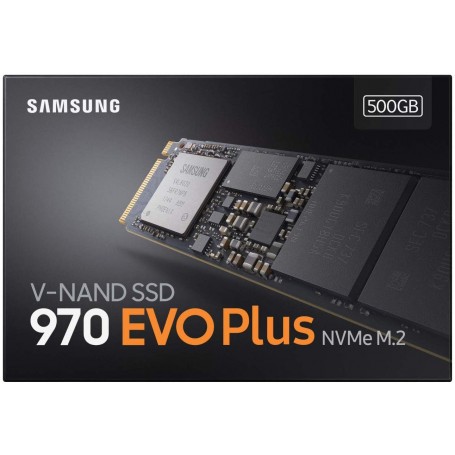 SSD M.2(2280) 500Gb PCIE3.0X4-NVME1.3 SAMSUNG MZ-V7S500BW SSD 970 EVO PLUS READ:3500MB/S-WRITE:2300MB/S