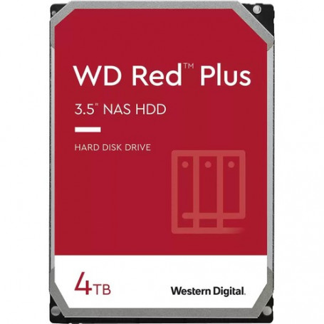 HARD DISK SATA3 3.5" 4TB Red Plus WD40EFPX 6GB/s 64MB
