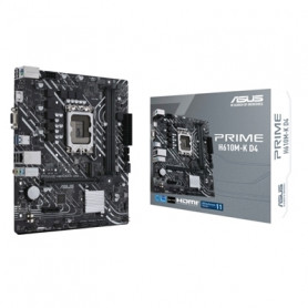 ASUS PRIME H610M-K D4 H610 LGA1700 2XDDR4DC-3200 HDMI D-SUB 1XPCIE4.0X16 4XSATA3 M2 GBLAN USB3.2 MATX
