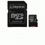 MICRO SECURE DIGITAL 64GB SDCS/64GB CLASS10 UHS-I 80MB/S + ADATTATORE CANVAS SELECT KINGSTON
