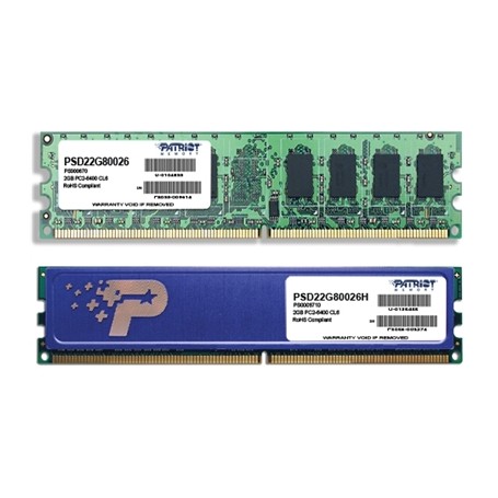 DDR2 2GB PC2-6400 800MHZ PSD22G80026 PATRIOT