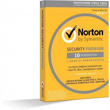 NORTON SECURITY DELUXE 3.0 - 10 DISPOSITIVI WINDOWS/MAC/ANDROID/IOS