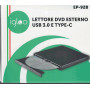 IGLOO LETTORE E MASTERIZZATORE DVD ESTERNO USB 3.0 E TYPE-C