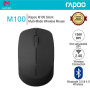 Rapoo M100 - Mouse - wireless - 2.4 GHz, Bluetooth 4.0, Bluetooth 3.0 - nero