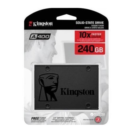 SSD-SOLID STATE DISK 2.5" 240GB SATA3 KINGSTON READ:550MB/S-WRITE:450MB/S