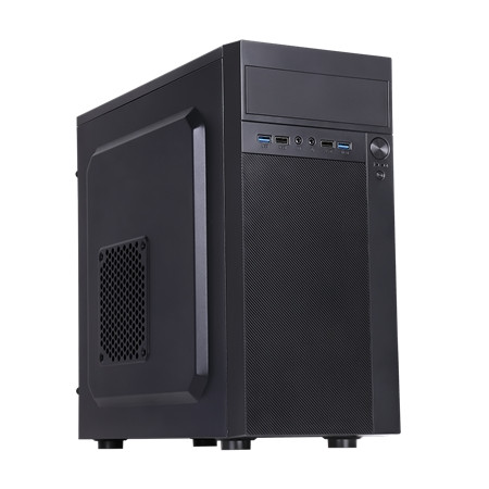 CABINET ITEK MICROATX MIDI TOWER MODELLO THEON - ALIM 500W FAN 12CM - 2XUSB3.0 FRONTALI - COLORE BLACK (ITOCMPTO)