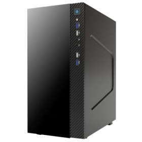 CABINET ITEK SMALLCOM-G - MINI TOWER, MATX, 2XUSB3, 2XUSB2, GLOSSY NO ALIM