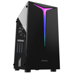 GAMDIAS CASE ARGUS E2 ELITE M.TOWER TG LED STRIP RAINBOW 1*120MM FAN