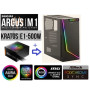 GAMDIAS CASE ARGUS E4 RGB MID TOWER + PSU 500W + LED STRIP