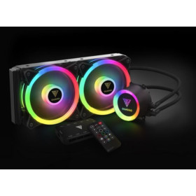 GAMDIAS RAFF.LIQUIDO CHIONE M2-240R 3*FAN ARGB TELECOMANDO + SYNC SOFTWARE