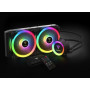 GAMDIAS RAFF.LIQUIDO CHIONE M2-240R 3*FAN ARGB TELECOMANDO + SYNC SOFTWARE