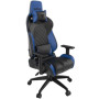 GAMDIAS SEDIE GAMING ACHILLES E1 NERA / BLUE RGB COMFORT
