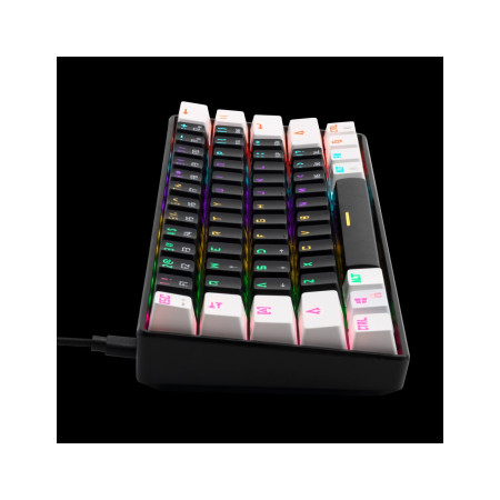 GAMDIAS TASTIERA AURA GK2 IT BW MECCANICA DUAL-COLOR KEYCAP