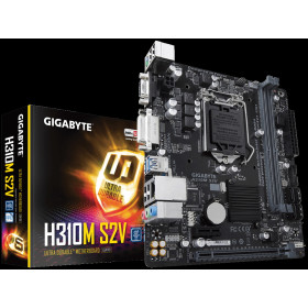 Gigabyte Ga-h310m-s2v 2.0 (1151v2) 2xDDR4  VGA-DVI 6X USB 2.0 2X 3.0