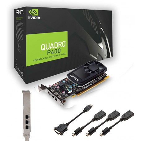 HP NVIDIA Quadro P400 2GB Kit 2Adptr