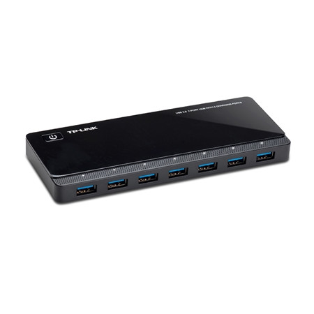 HUB USB3.0 7P TP-LINK UH720 CON 2P CON ALIM. 2.4A X RICARICA RAPIDA- GARANZIA 3 ANNI