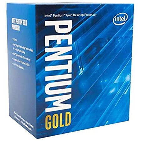 Intel Comet Lake G6400 PENTIUM 4.0Ghz 2-CORE 4MB 8GT/S LGA1200 GRAFICA UHD 610 14NM 58W BOX -GARANZIA 3 ANNI-