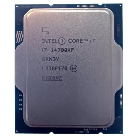 Intel CPU 14TH GEN I7-14700KF, LGA 1700, 5.6Ghz Max - 28 CORE, 33MB CACHE BOX RAPTOR LAKE, NO FAN