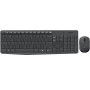LOGITECH  TASTIERA+MOUSE WIRELESS RETAIL MK235 USB NERO P/N 920-007913