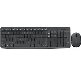 LOGITECH  TASTIERA+MOUSE WIRELESS RETAIL MK295 USB NERO