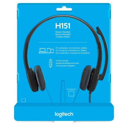 LOGITECH - Cuffie con microfono - H151
