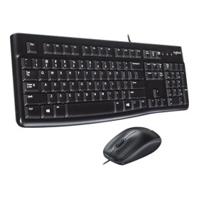 LOGITECH Tastiera e Mouse MK120 con Filo