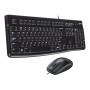 LOGITECH Tastiera e Mouse MK120 con Filo