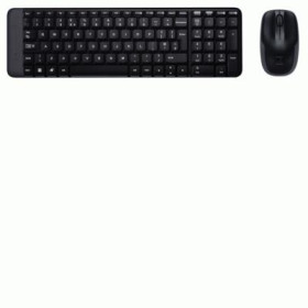 LOGITECH TASTIERA+MOUSE WIRELESS  RETAIL MK220 USB NERO P/N 920-003721