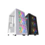 MARSGAMING CASE MICRO-ATX MCMESH BLACK U-COOLING, 3XFRGB FAN, 360 MESH