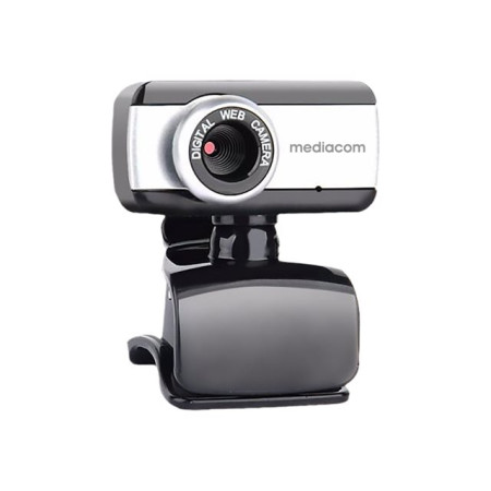 MEDIACOM M250 - Webcam - colore - 640 x 480 - audio - USB 2.0