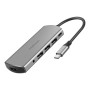 MEDIACOM MD-C309 - Docking station in allumnio- USB-C 3b usb3.0  - HDMI