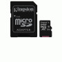MICRO SECURE DIGITAL 64GB SDCS2/64GB CLASS10 UHS-I 100MB/S + ADATTATORE CANVAS SELECT PLUS KINGSTON