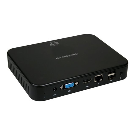 MiniPC 101 Celeron N3350 / 1.1 GHz - RAM 4 GB - flash 64 GB - HD Graphics - GigE - WLAN: Bluetooth 4.0, Wi-Fi - Windows 10 64-b
