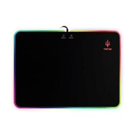 MOUSEPAD ATLANTIS P002-GP35-LED CON LUCE LED MULTICOLORE - DIM.350X250MM 5MM SPESSORE-ANTISLITTAMENTO