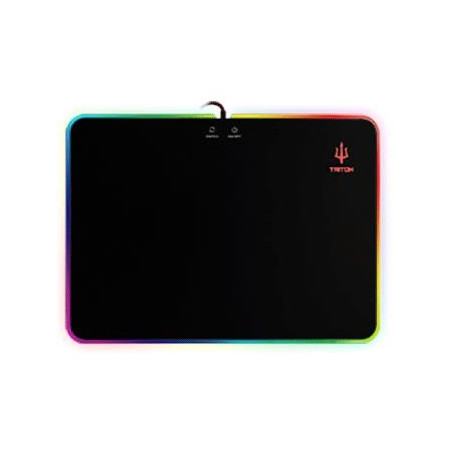 MOUSEPAD ATLANTIS P002-GP35-LED CON LUCE LED MULTICOLORE - DIM.350X250MM 5MM SPESSORE-ANTISLITTAMENTO