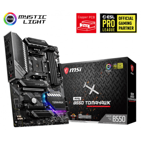MSI AMD MAG B550 TOMAHAWK AM4 4DDR4, 2xM2, SATA3