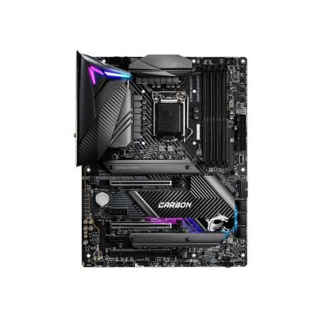 MSI MPG Z490 GAMING CARBON WIFI(ATX, 10 Gen Intel Core, LGA 1200 Socket, DDR4, SLI/CF, Dual M.2 Slots, USB 3.2 Gen 2, Wi-Fi 6, 