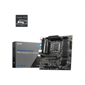 MSI PRO H610M-G DDR4, LGA 1700, 2DDR4, 1PCI-Ex16, 2M2, 4SATA3