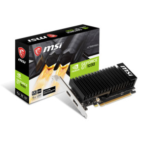 MSI VGA GEFORCE GT 1030, GT 1030 2Gb DDR4 LP OC, 2GB GDDR5, DP/HDMI