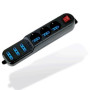 MULTIPRESA 6P ATLANTIS P011-SL203066 (3 SCHUKO/ITA-BIPASSO + 3 ITA-BIPASSO) +INTERR. NERA  -GAR.2 ANNI-