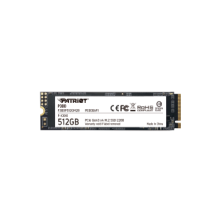 PATRIOT SSD P300 512GB M2 2280 PCIE GEN3, 1700MBS/1200MBS R/W