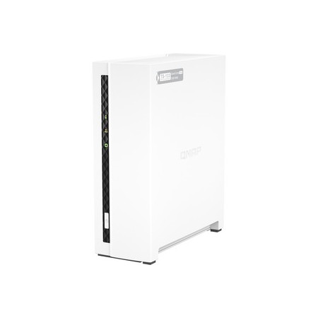 QNAP TS-133 - 1 x Vani totali - 4 GB  ARM Cortex A55 1,80 GHz - 2 GB RAM Tower - 0 x HDD installato - Serial ATA/600 Controllor