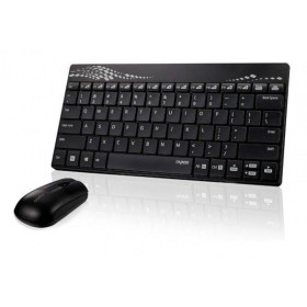 RAPOO Tastiera e Mouse Wireless 8000 Colore Nero