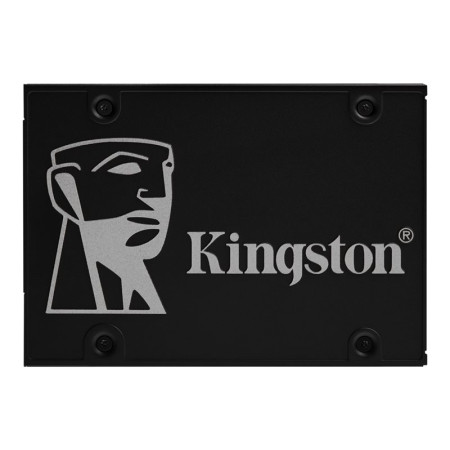 SSD 2,5" 512GB SATA3 crittografatoKingston KC600 	550 MBps (lettura) / 520 MBps (scrittura) 256 bit AESSelf-Encrypting Drive (S
