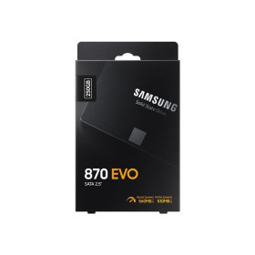 SSD 2.5" 250GB SATA3 SAMSUNG MZ-77E250B SSD870 EVO READ:512MB/S-WRITE:520MB/S