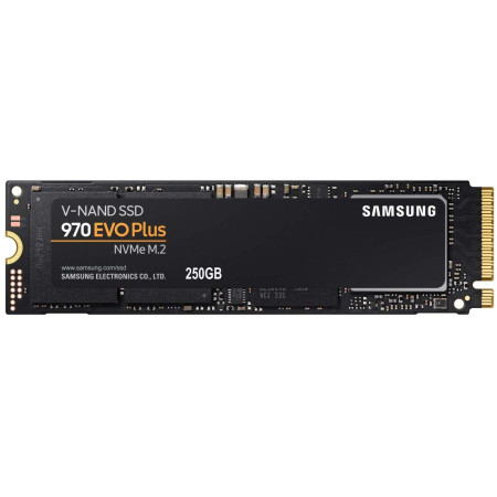 SSD M.2(2280) 250Gb PCIE3.0X4-NVME1.3 SAMSUNG MZ-V7S250 970 EVO PLUS SSD Interno NVMe M.2 READ:3400MB/S-WRITE:1500MB/